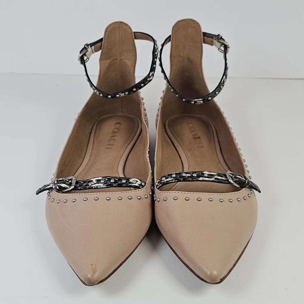 Coach Nude-Beachwood Jody Flats - Picture 5 of 15